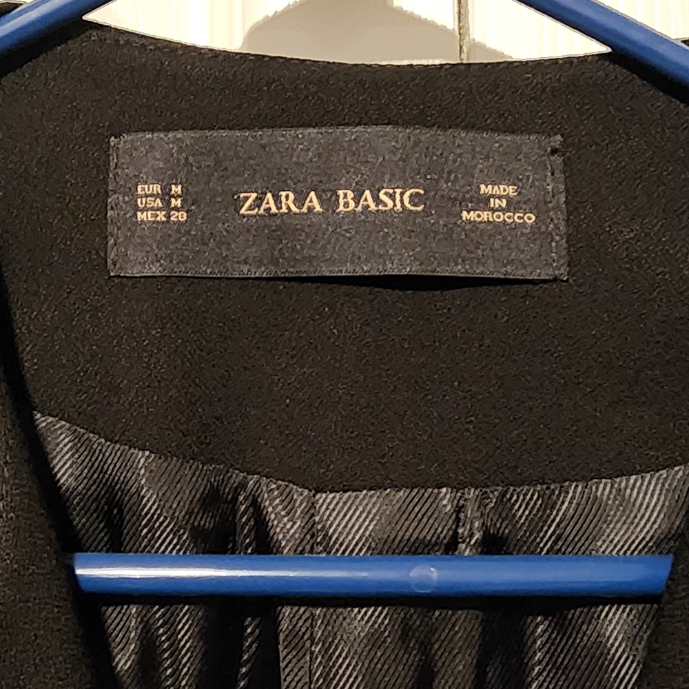 Zara Basic Black Blazer - Medium - image 7